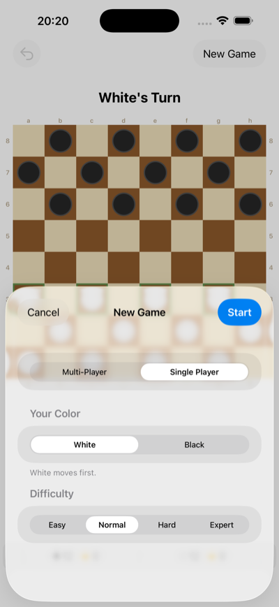New game options